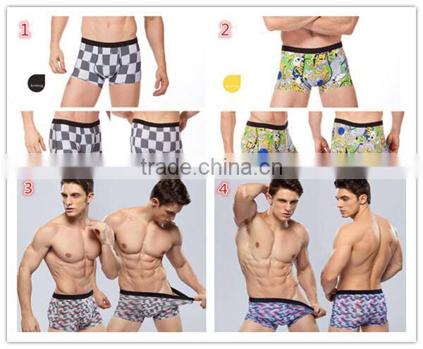 Hot sale new design many colors for choice boxer briefs alibaba suppliers men pringting underwear
