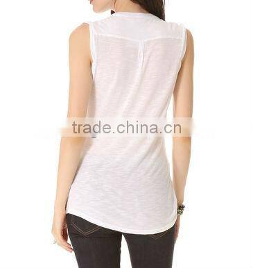 fashion designs white rayon summer blouse