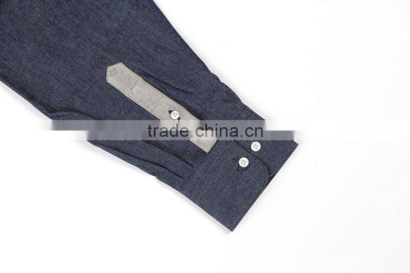 business shirts denim button down new design men dress shirt