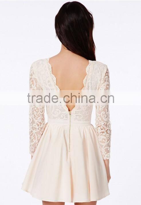 2016 New fashion wholesale China factory trendy style summer lace dress designs