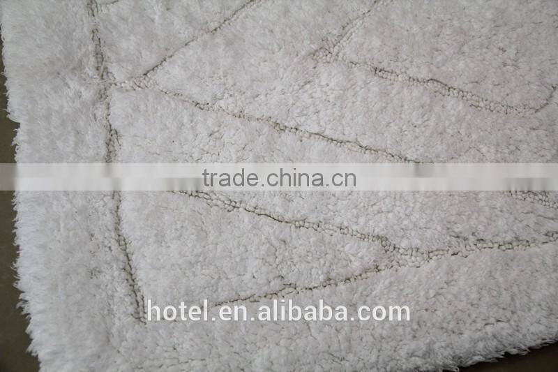 hotel embroidery logo bath rug,custom size bath rugs,decorative bath rugs