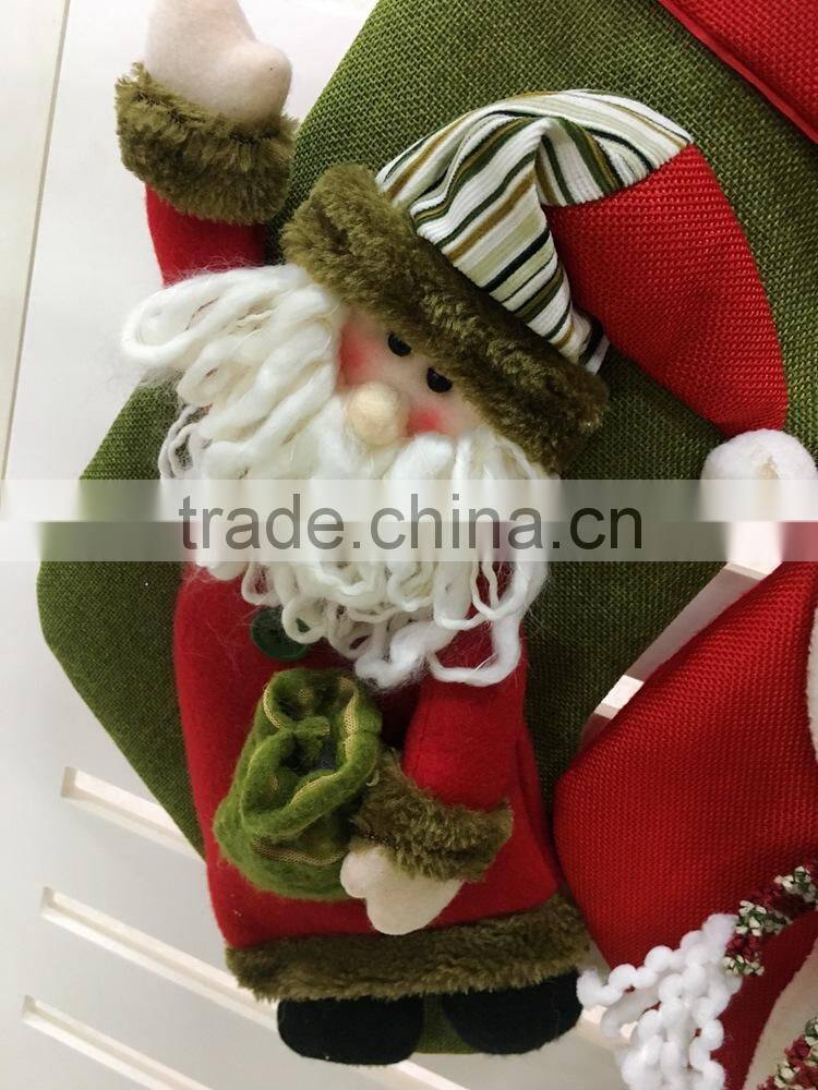 Window Displays Large Decoration Christmas Gift Stocking Reindeer Pattern M7090203
