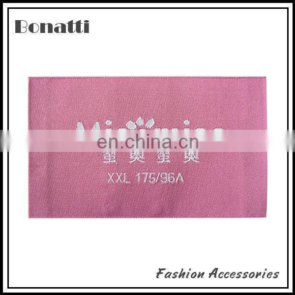 fashion brand woven label for garments