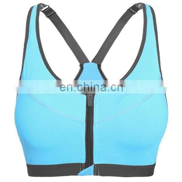 Wholesale GYM Women zip sport bra & racerback#WX0001