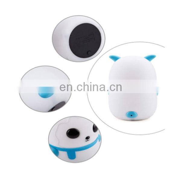 Glovion panda shape led lamp cute bedroom lamp wireless table lamps