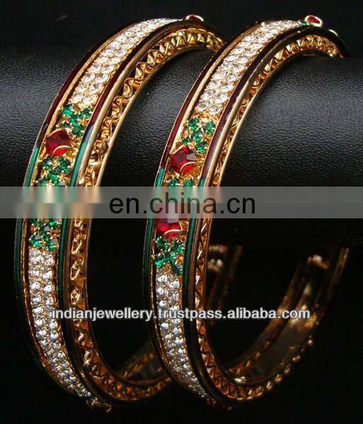 Meena enamel jewelry bangle manufacturer, meena enamel jewellery bangles exporter