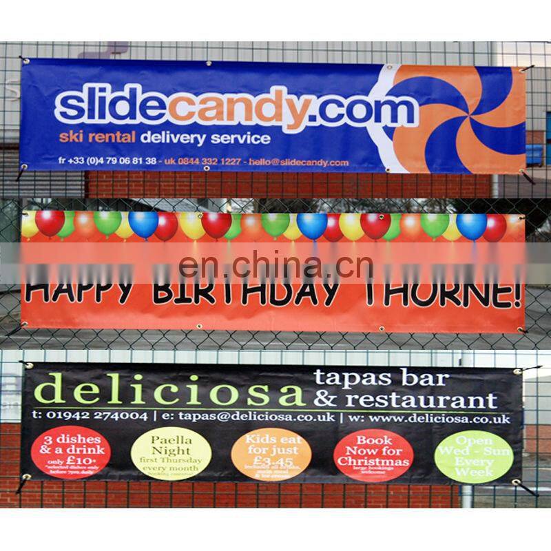 custom advertising pvc banner