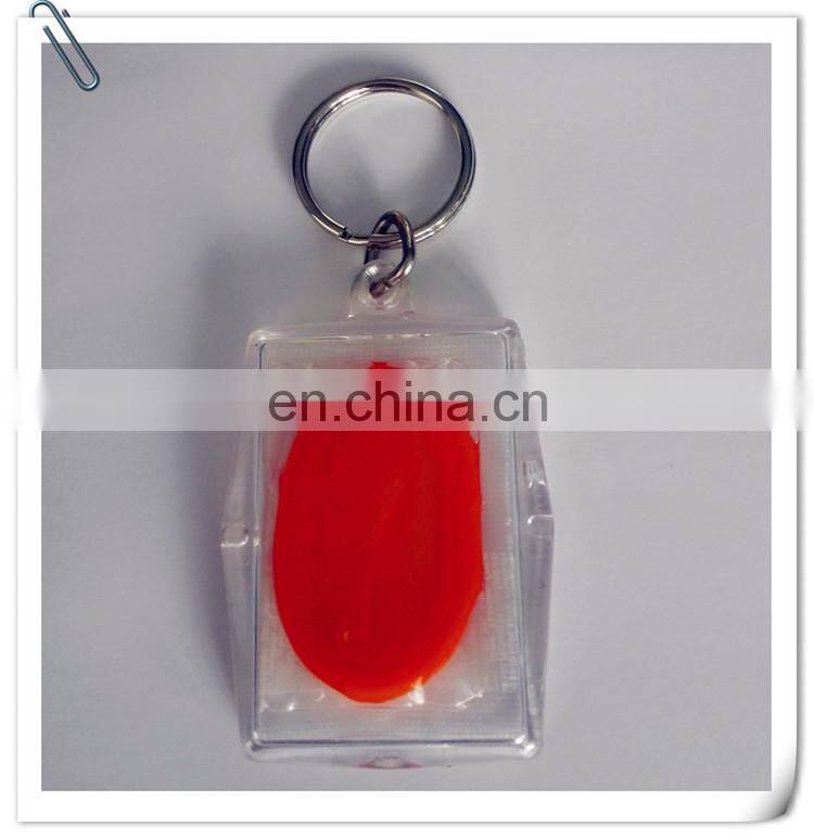 strange promotion plastic key chain to hold condom