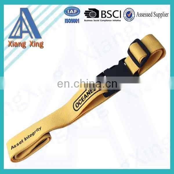 China direct custom rainbow color luggage belt strap with secure lock wholsale