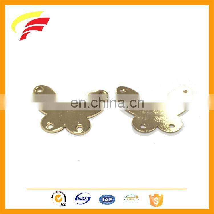 zinc alloy butterfly animal shape decorative buckle for sewing on garment