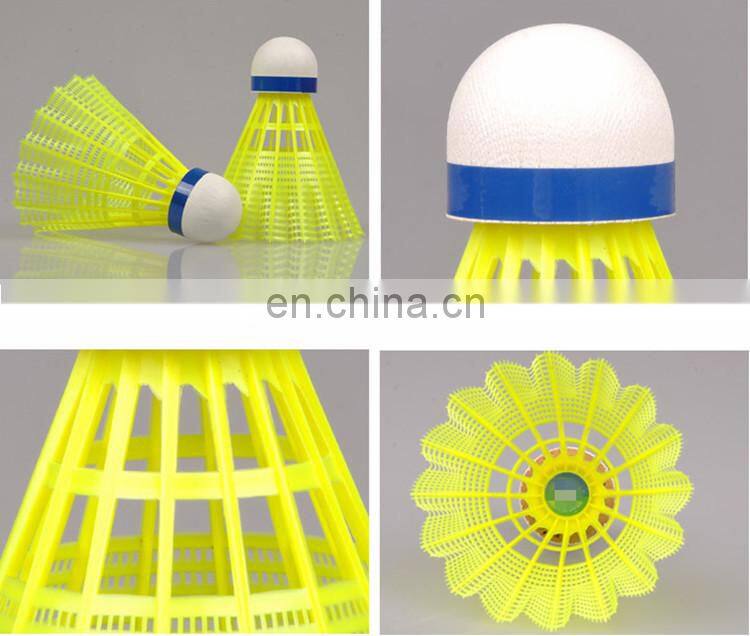 2016 Yellow Nylon Badminton Shuttlecock