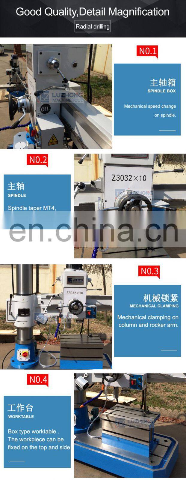 Hot Sale Radial Arm Drilling Machine Z3020 Core Drilling Machine