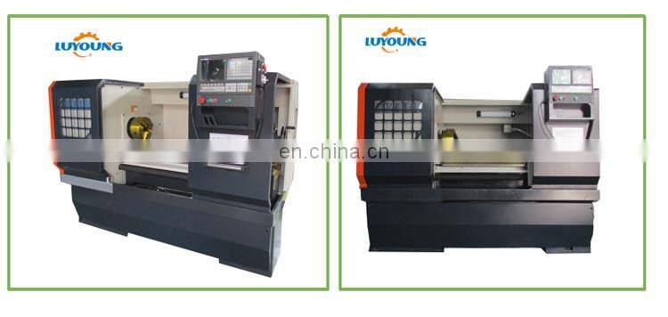 CK6150 Company factory price heavy duty 2 axis 3 jaw chuck lathe cnc machine