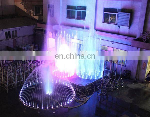 for water show use with projection water screen nozzle