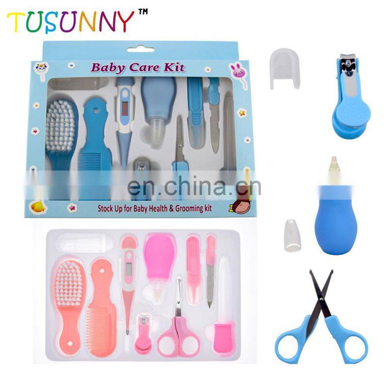 Colorful Baby Health And Grooming Kit Travel Portable Baby Care Grooming Kit