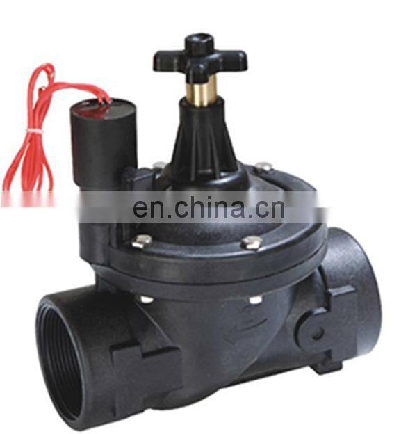 2 way with flow control plastic 2 inch water solenoid valve for irrigation