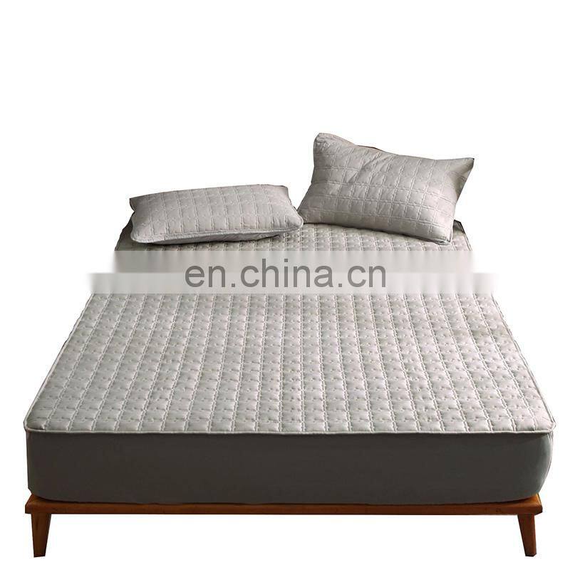 Quilted Removable Bed Mattress Protector with Elastic Band
