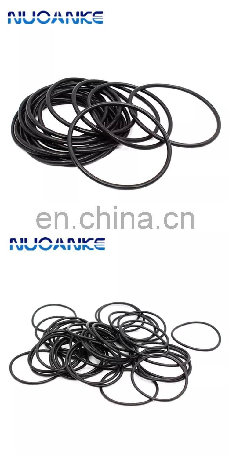 Free Samples NBR FKM Silicon Rubber O Ring Heat Resistant Black O-ring With High Quality