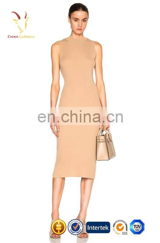 Women Fashion Long-sleeved Dress Wool
