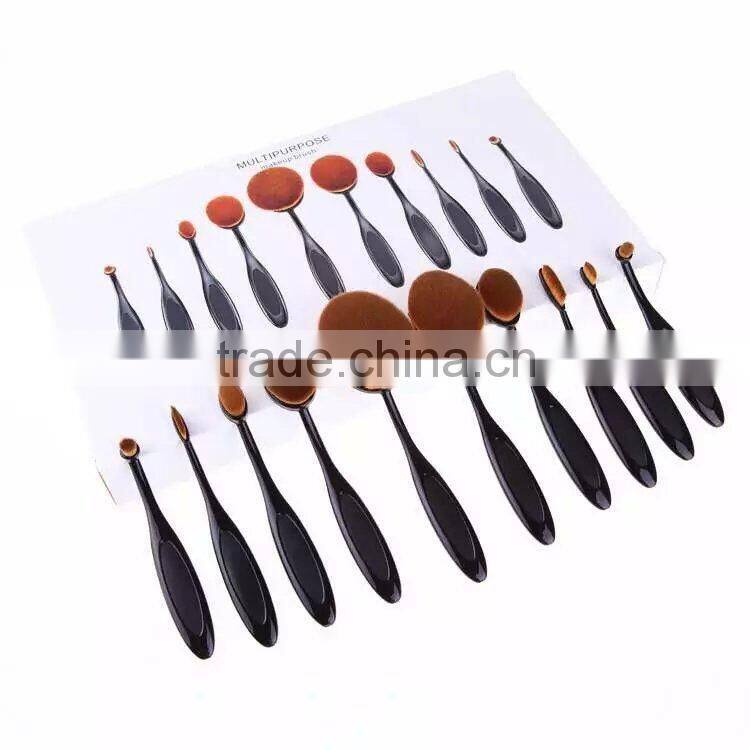 Best personalized10Pieces Custom Logo Cosmetic Brush Makeup Brushes