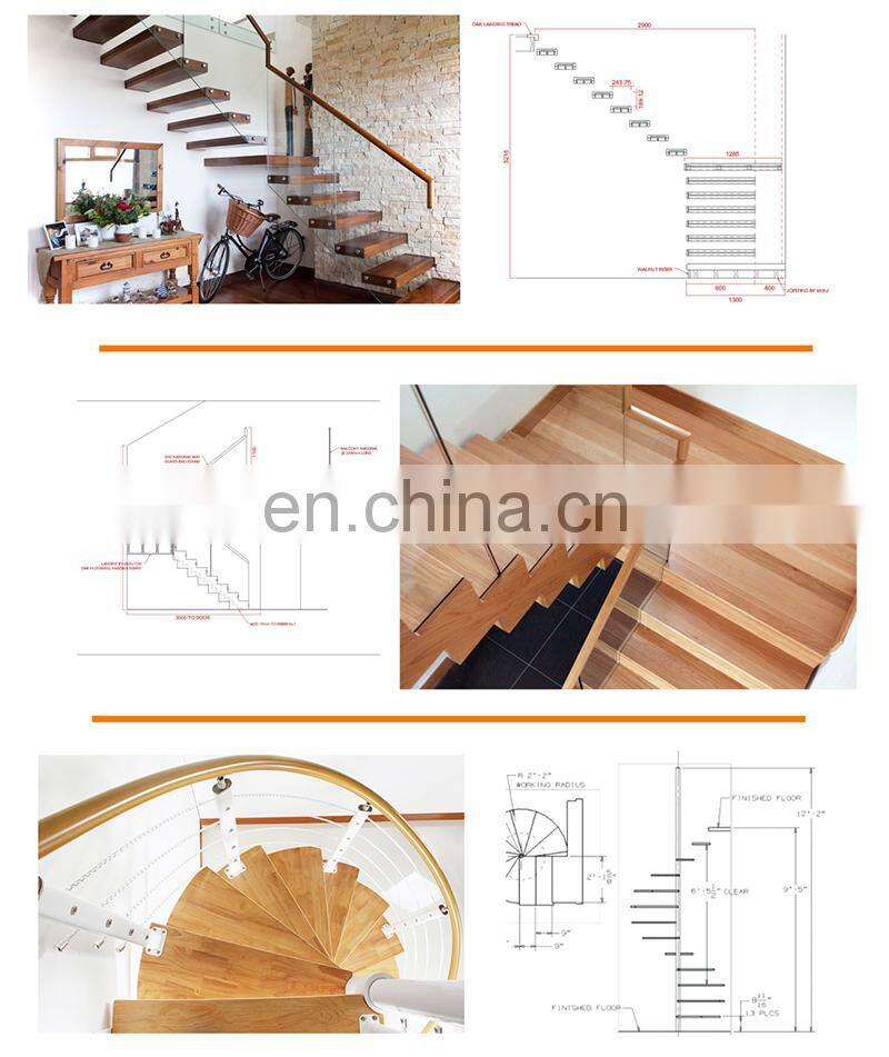 2020 Indoor Minimalist Double Stringer Home Stairs Staircase Design Ideas