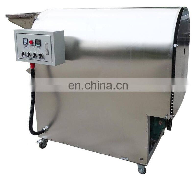 Automatic stainless steel nut roasting machine auto roasted nuts rotary roaster line machines equipment cheap price for sale