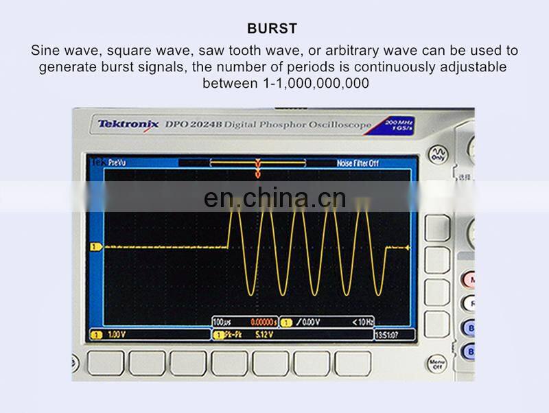 JUNTEK PSG9080 Programmable Arbitrary Generator 1nHz-80MHz Function Generator Pulse Generator