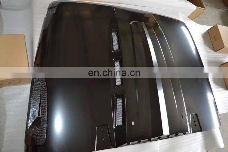 Lantsun J076 ave ngers hood Auto parts Truck master hood for jeep for wrangler JK black engine cover