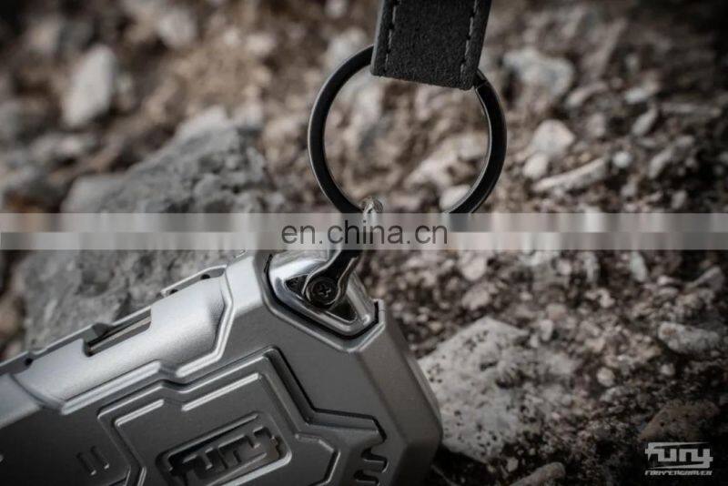 Fury Series Car Key Case For Jeep Wrangler JL Accessories Aluminum Car Key Shell