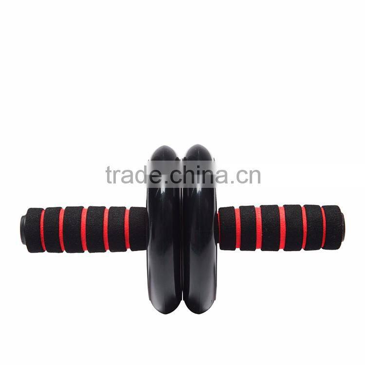 Fitness Exercise Wheel Double Use AB Wheel Roller red color