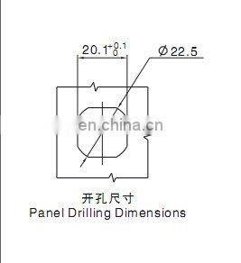 MS308 SS/ZDC Chrome Plated Cabinet 3 point Handle Lock