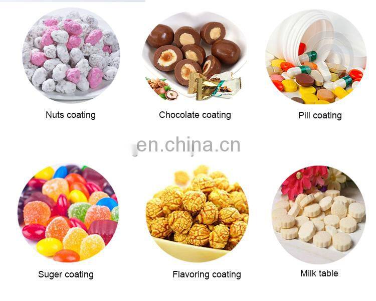 Best-selling factory outlet Walnut popcorn sugar chocolate coating machine