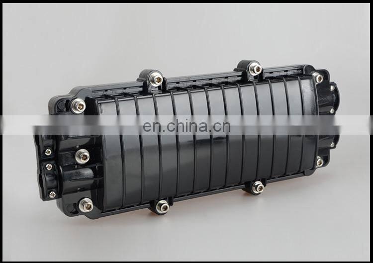 Hot selling high durable 48 Core 2 inlet 2 outlet Fiber optic Flat mechanical joint closure
