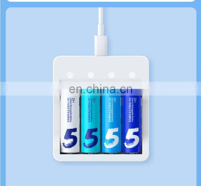 ZMI5 rechargeable lithium battery + charger set 1.5 constant voltage 2900MWh high energy cycle charging