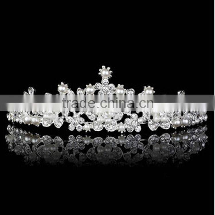 Europe and American popular bridal tiaras princess crown for girls