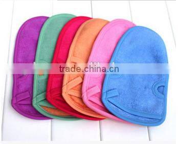 Hot Sale Exfoliating Nature Hemp Bath Gloves For Bathroom