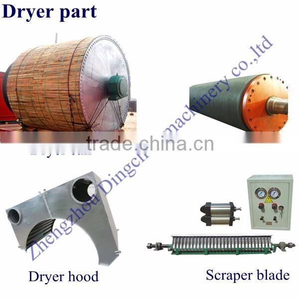 Zhengzhou Dingchen 2880mm Excellent Quality Toilet Tissue Paper Production Line/Waste Paper Recycling Machine