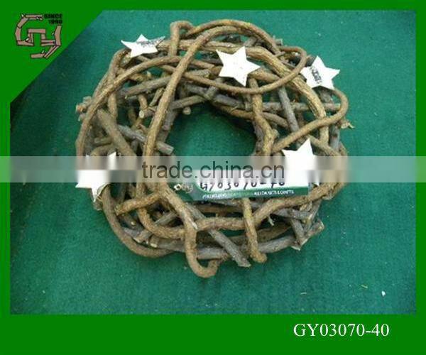 natural rattan wicker bulk Christmas wreaths