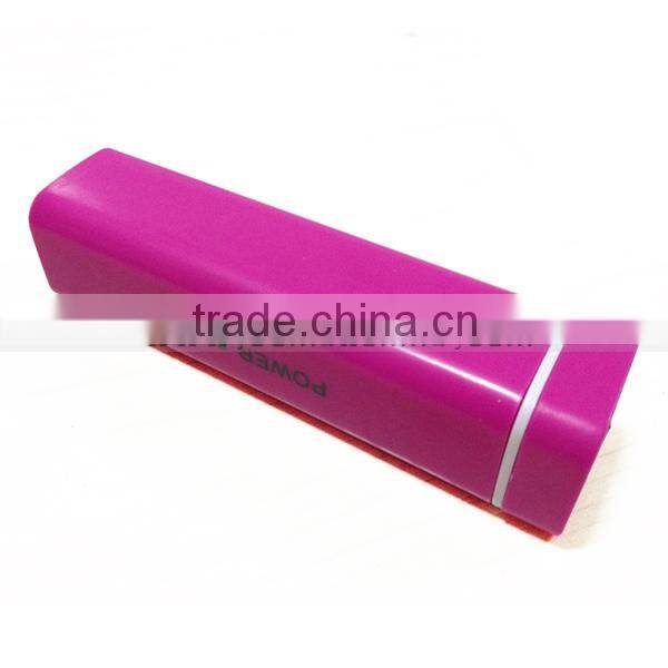 New design lipstick portable charger power bank 2600mah