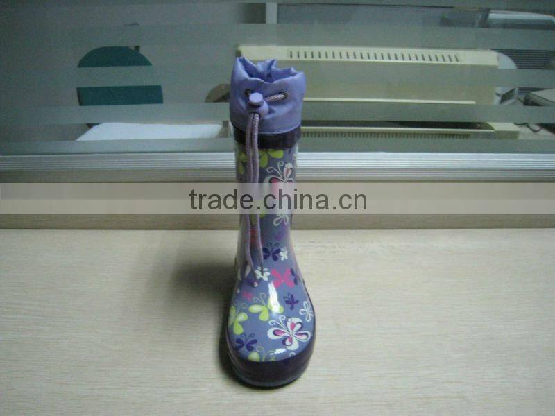 Kids Rubber Rain Boots Wellington Boots
