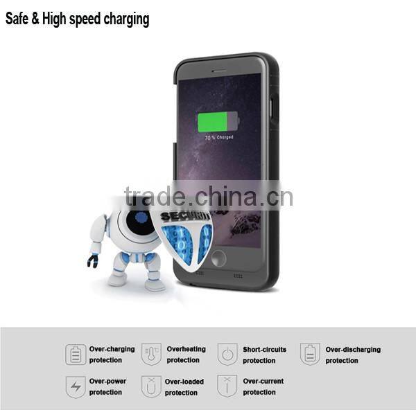 mfi certified high quality battery case for iphone 5 battery case with 2200mAh Li-polymer battery for iphone 5se