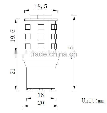 SMD 3528 Ultra Bright 12V DC LED 7440 T20 Warm White Car Steering Light