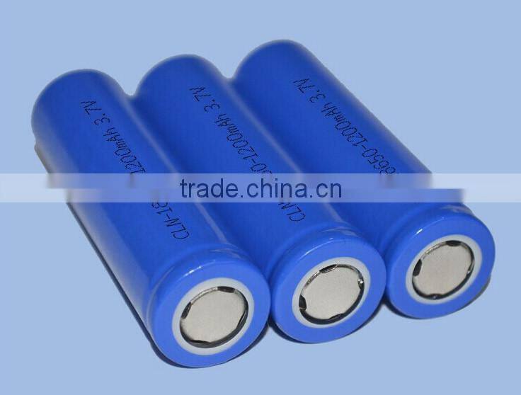 UN38.3 approved 18650 battery 3.6V 3.7V 2000mah 2200mah 2600mah