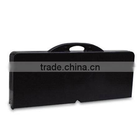 OEM Printing on the table/thick ABS plastic table and aluminum legs folding picnic table