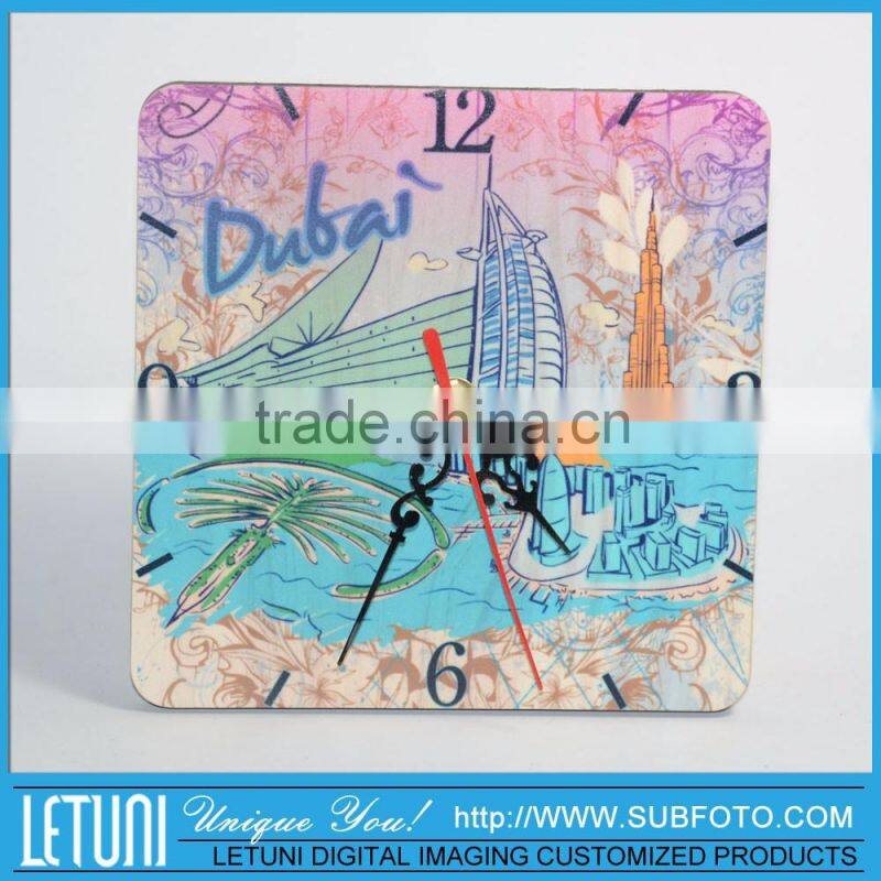 DIY Photo On Wood Table Clock