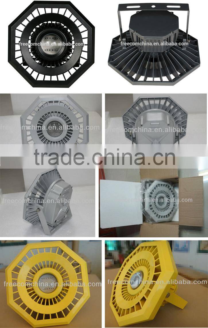 10W COB LED spot lamp shell die casting black octagon for condole top, inside the wall and skirting line