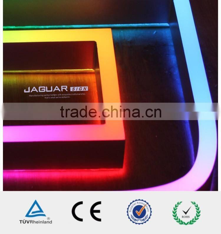 Most popular smart led multicolor signs with alibaba experss