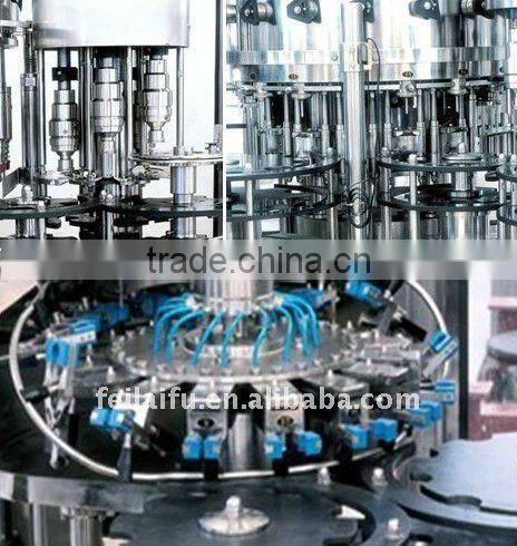 automatic soda drink filling and capping machine (3-in-1)