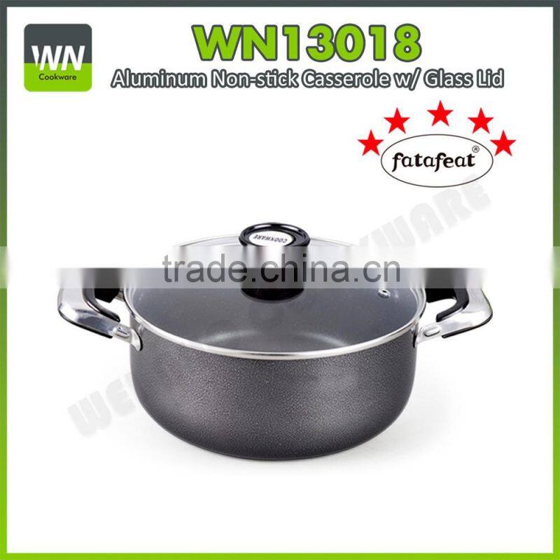 10pc aluminium black non-stick coating cookware