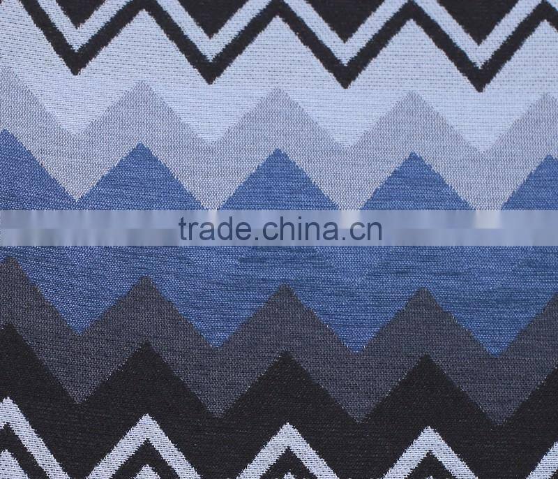 Yarn dyed colorful jacquard floral design 100%polyester sofa fabric textile